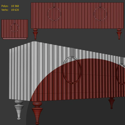 Комод  и тумба прикроватная Lora . Nightstand, sideboard by Evmoda — Вид 4