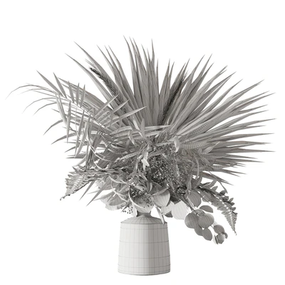 Green bouquet with palms — Ver 3