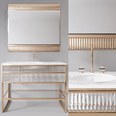 Academy white marble Console by Oasis Group — Вид 1