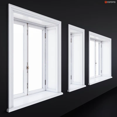 Wooden classical windows — Ver 2