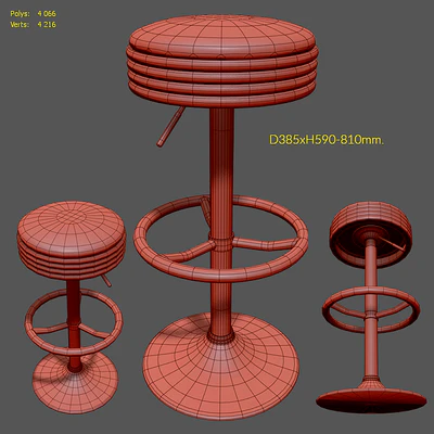 Barstool Constantino Detroit Bar stool — Ver 2