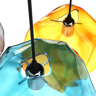 Color Ice Cube Pendant — Ver 2