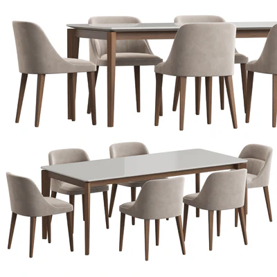 Angel Cerda Nogal Radice Dining set — Ver 1
