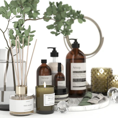 Decorative set 09 - Bathroom accessories — Ver 3