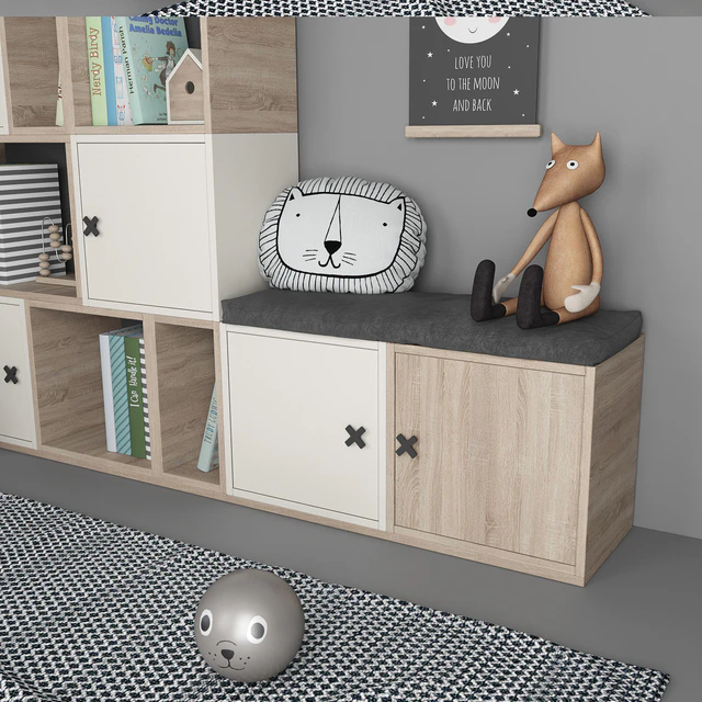 Set of furniture and decor for a children's room 6 — Descargar