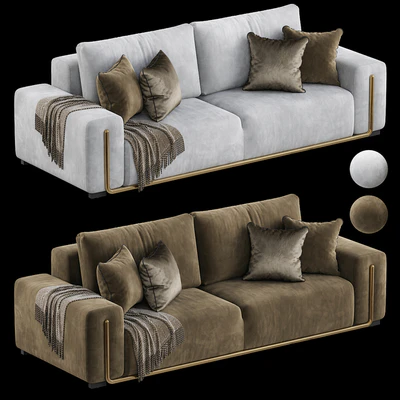 modern gray sofa — Ver 2