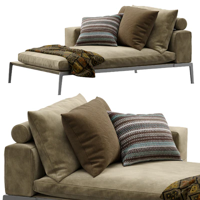 Chaise Lounge Lifesteel By Flexform — Вид 3