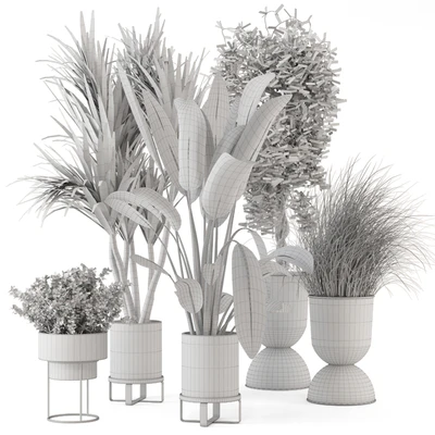 Indoor Plants in Ferm Living Bau Pot Large - Set 312 — Вид 5