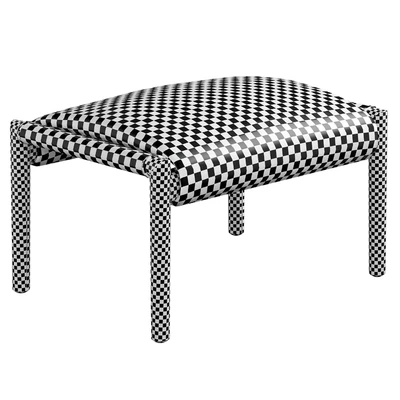 Leather footstool by Poltrona Frau — Вид 3