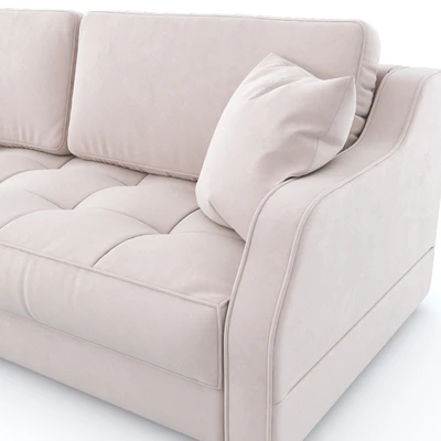 Sofa - bed "Rolf", pink, velor from Hoff — Ver 2