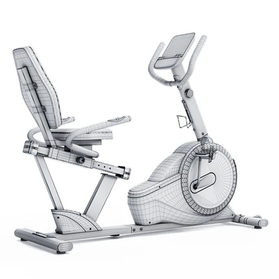 Horizontal exercise bike Hop-Sport HS-060L. Training apparatus — Ver 2