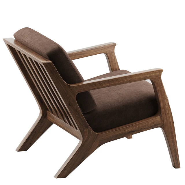 Mila Chair Mid century Modern Lounge Chair — Скачать