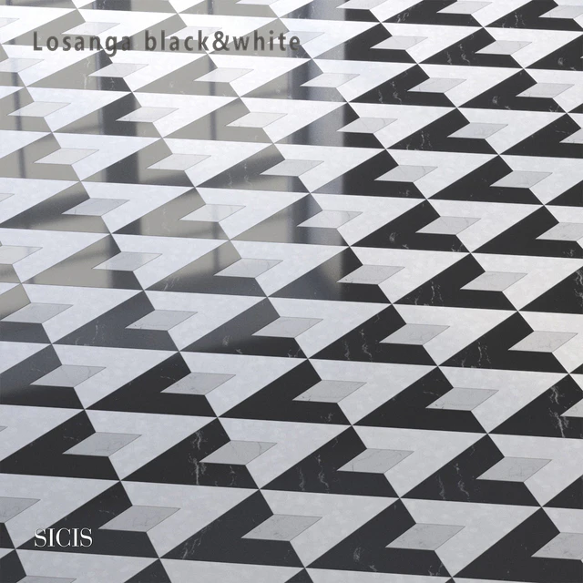 Sicis SiciStone Losanga Black & White — Скачать