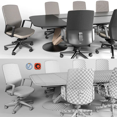 Delta Meeting Table and Chair — Вид 2