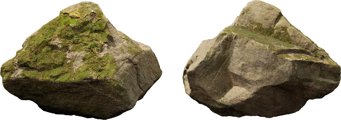 mossy forest boulder 002 — Descargar