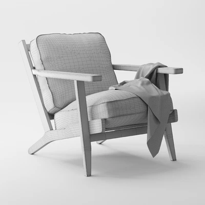 Armchair Modern Classic Leisure Armchair — Ver 5