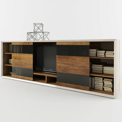 Wardrobe LucianoZonta TV, books — Ver 2