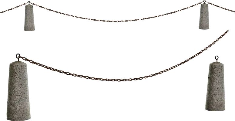 chained bollard with end piece 001 — Descargar