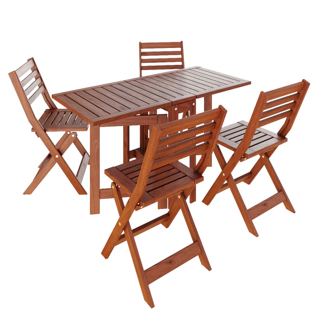 IKEA Applaro, foldable table & chairs — Скачать
