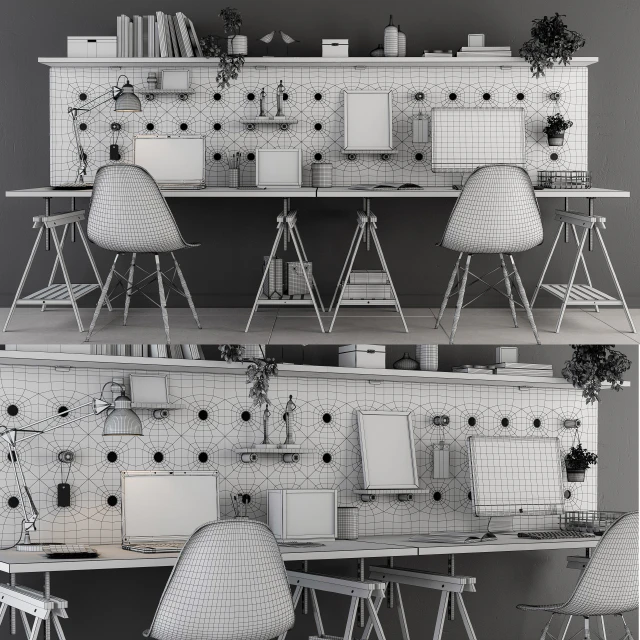 Loft style office — Descargar