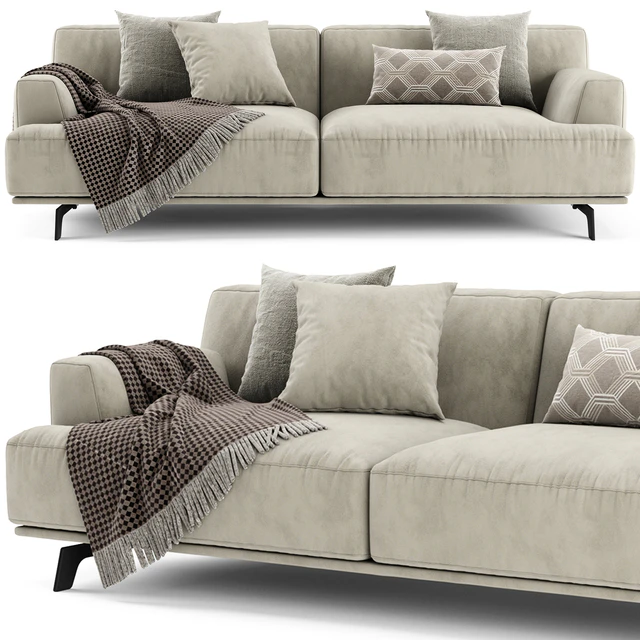 Poliform Tribeca 2 Seats Sofa — Скачать