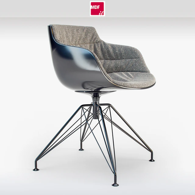 MDF italia chair Flow SLIM Padded Lem Base — Descargar