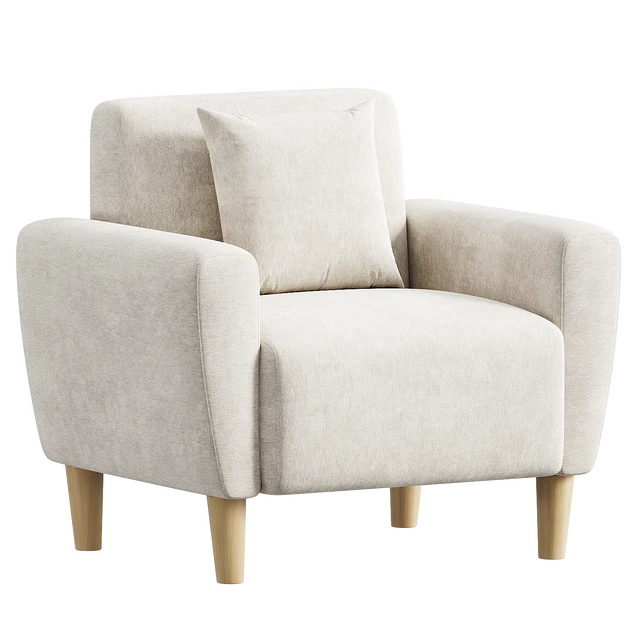 Mid-Century Accent Chairs Upholstered Fabric Accent Armchair — Descargar