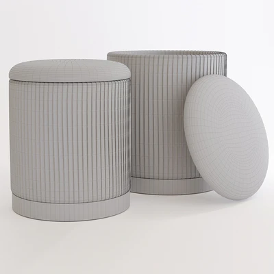 MY19A205A (small + big) Geneva Ottoman 2 Set — Ver 3