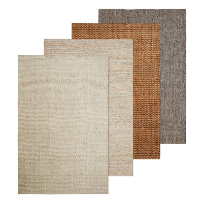 Natural Basket Weave Jute Rug — descargar