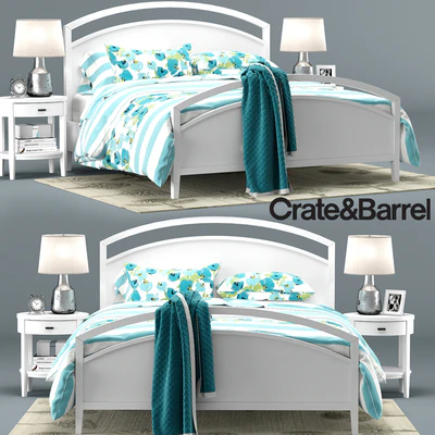 Arch White bed Collection, Crate&Barrel — Ver 1