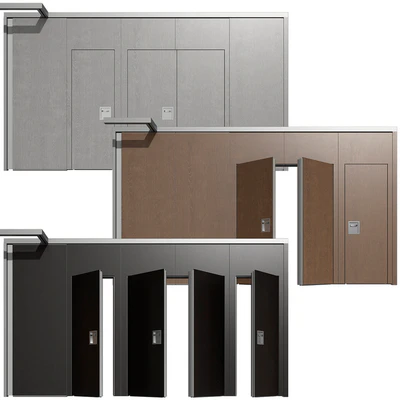 Sliding wooden partition wall — Ver 5