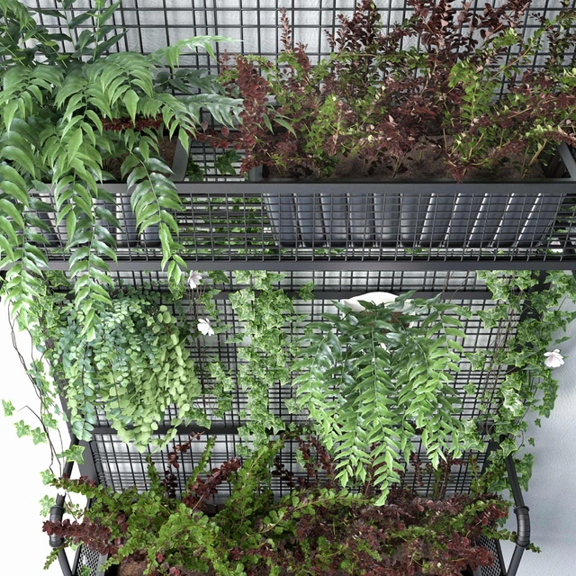 JC Wall Grid Plant Pot 5 — Скачать