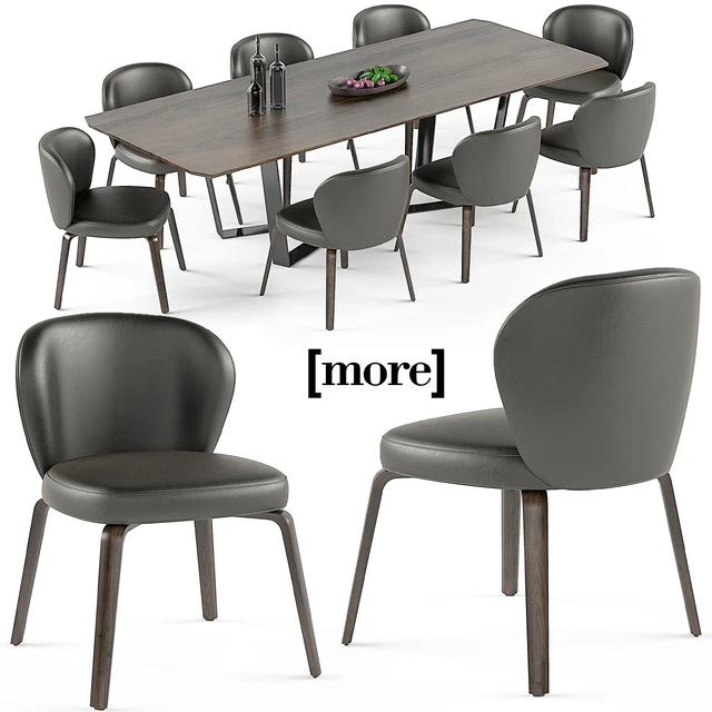 Mudi chair and Pero table set — Скачать