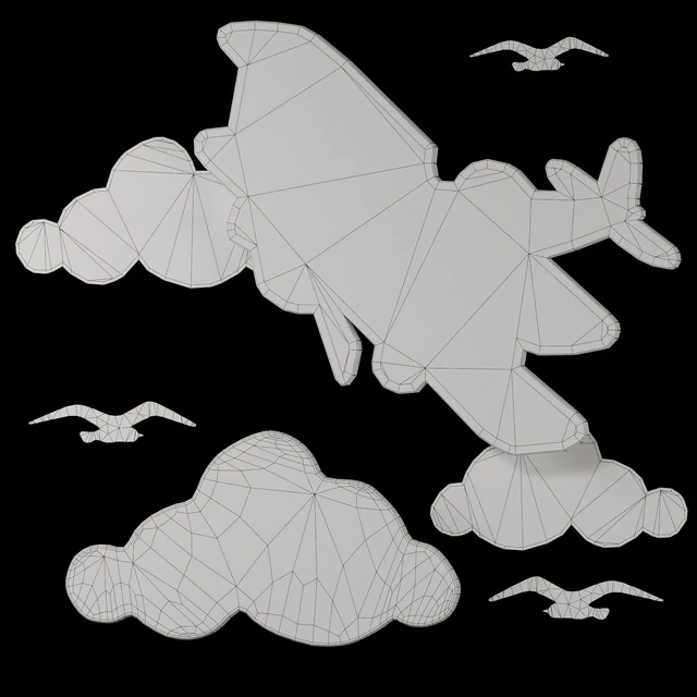 "Airplane and cloud" OM — Descargar
