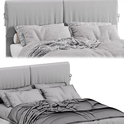 Bed Siteno Minced 140 Barhat Beige by Divan.ru / Bed Siteno — Ver 4