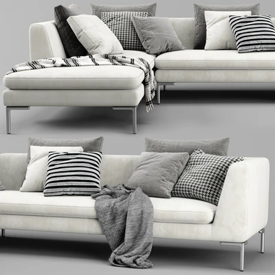 B&B Charles Chaise Longue Sofa — Вид 2