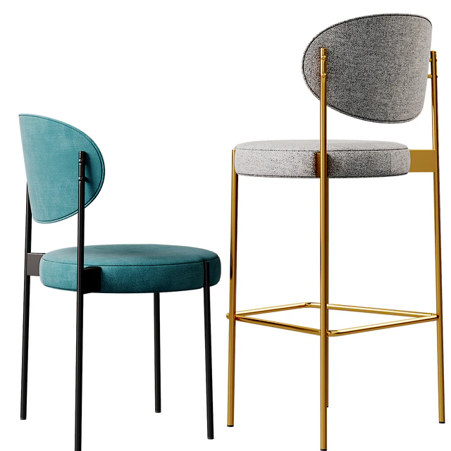 Verpan SERIES 430 chair & barstool 2-in-1 — Скачать