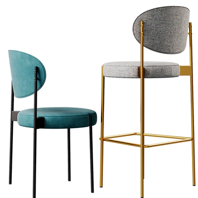 Verpan SERIES 430 chair & barstool 2-in-1 — Вид 3