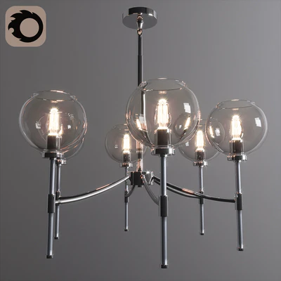 Vertical Globes Chandelier — Ver 1