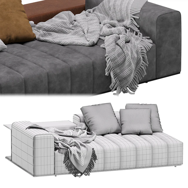 Minotti Goodman Modular Sofa  05 — Скачать