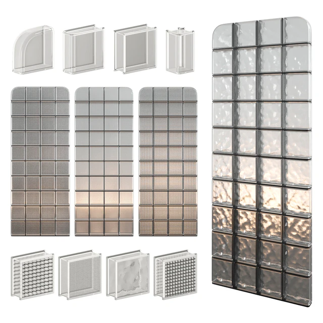 Glass Block Wall 08 — Скачать