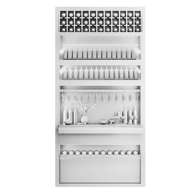 Cupboard- Display wine shelf — Скачать