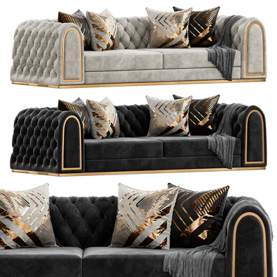 Luxury Chesterfield Sofa — Вид 1