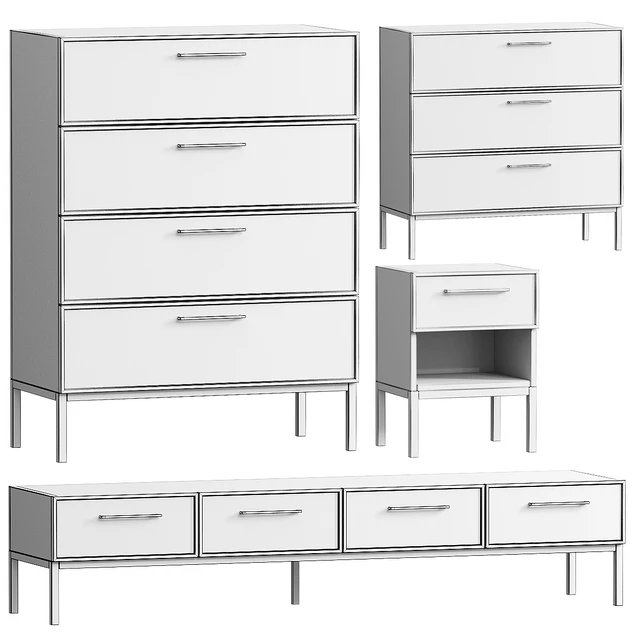 Chest of drawers,Bedside table,TV Nicole — Descargar