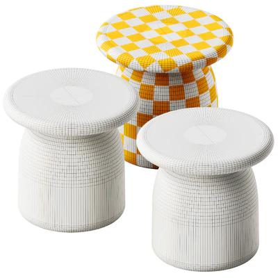 URBI and ORBI SUNDTAN Round Coffee Table — Ver 3