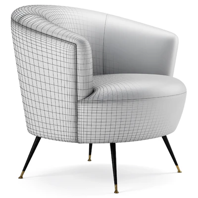 Safavieh Arlette Velvet Retro Mid Century Accent Chair — Ver 4