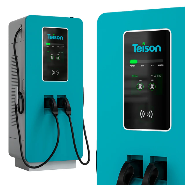 Teison commercial EVSE DC ev charger fast charging station — Скачать