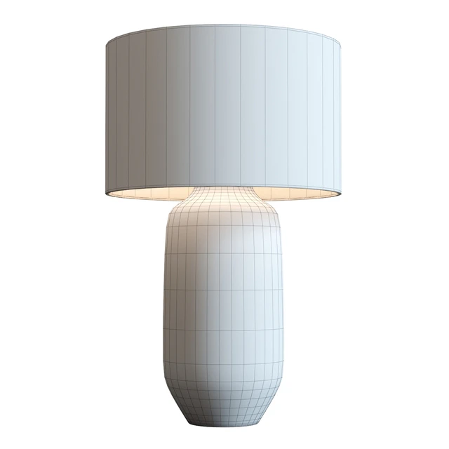 Crate & Barrel Cane Gray Table Lamp — Descargar