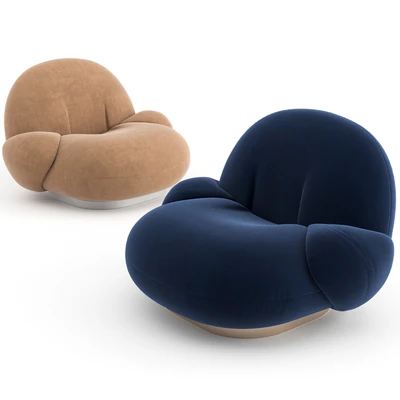 Pacha Lounge Chair with armrest by GUBI — Вид 1