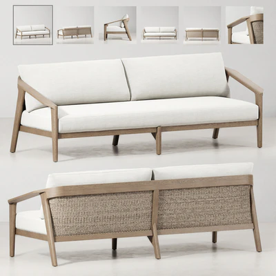 RH / MALTA TEAK SOFA — Вид 1